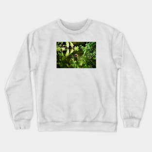 Jungle Duck / Swiss Artwork Photography Crewneck Sweatshirt